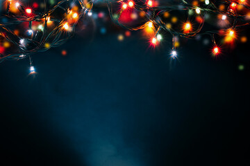colorful christmas lights
