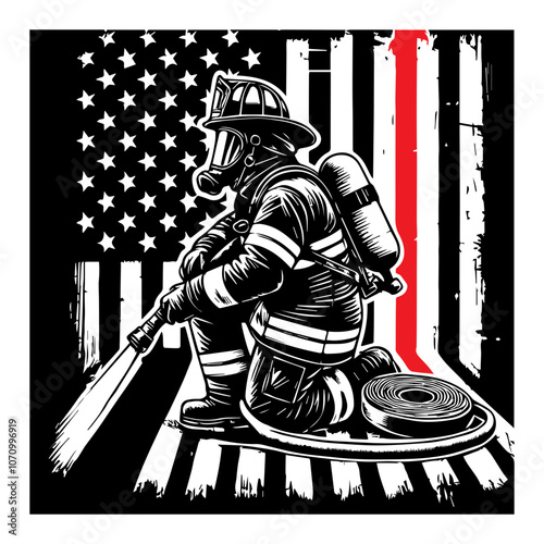 Firefighter svg png, firefighter flag svg, fireman svg, fire department svg, thin red line svg, firefighter, fire fighter svg, fireman flag