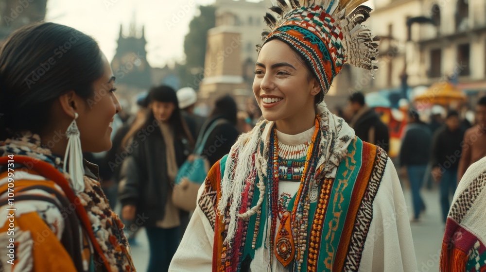 Vibrant community festival captured in cinematic street photography scene Vibrant community festival captured in cinematic street photography scene