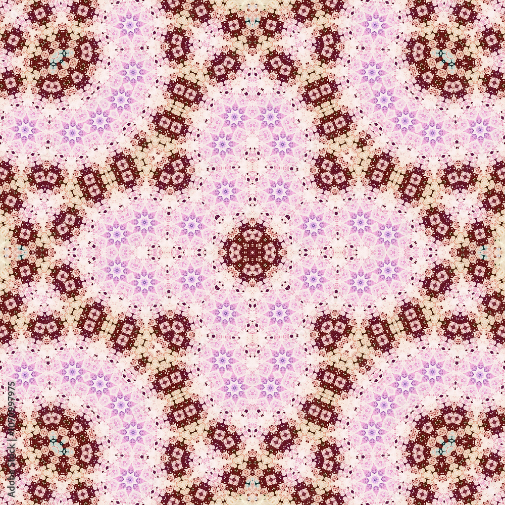 Seamless square pattern. Symmetric pattern texture Seamless square pattern. Symmetric pattern texture