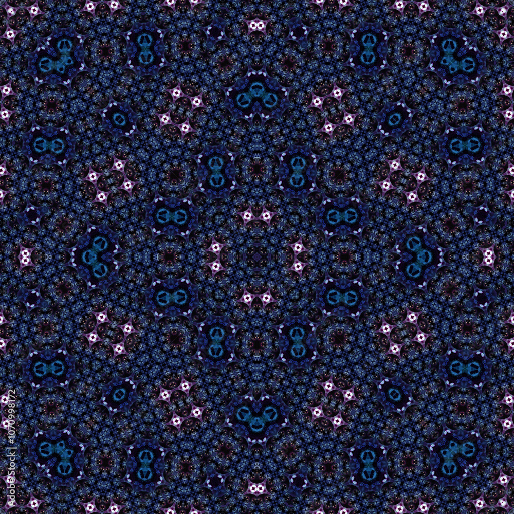 Seamless square pattern. Symmetric pattern texture Seamless square pattern. Symmetric pattern texture