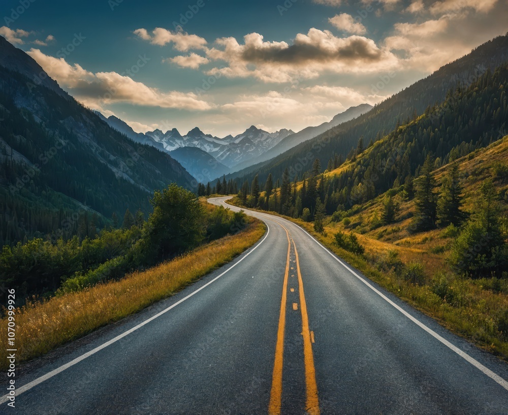 road to the mountains