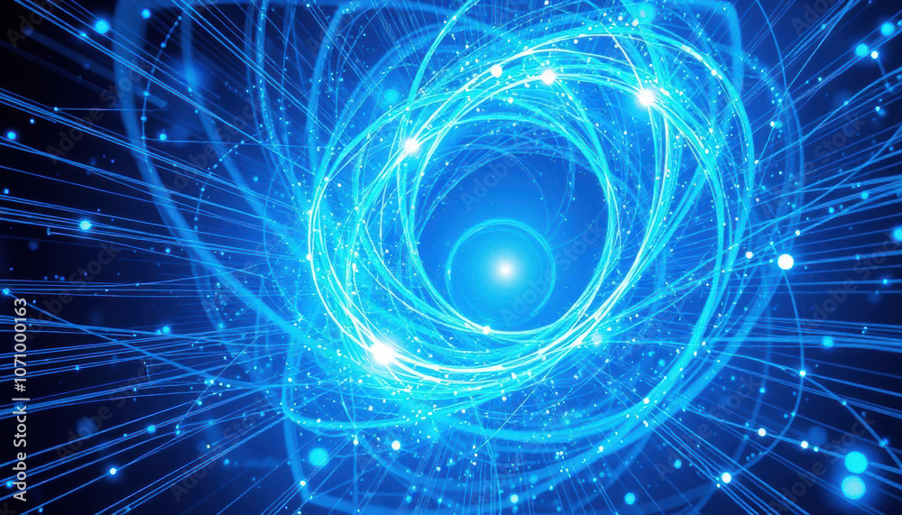 mesmerizing blue swirling vortex of light and energy creates dynamic and futuristic atmosphere, evoking sense of motion and mystery mesmerizing blue swirling vortex of light and energy creates dynamic and futuristic atmosphere, evoking sense of motion and mystery