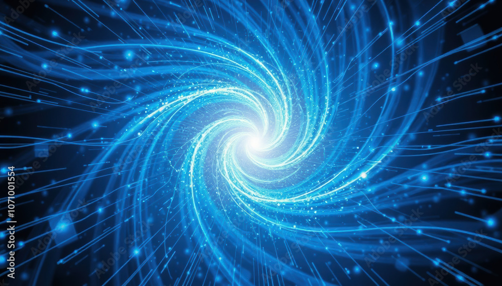 mesmerizing blue swirling vortex with glowing lines and particles creates dynamic and captivating visual effect, evoking sense of motion and energy mesmerizing blue swirling vortex with glowing lines and particles creates dynamic and captivating visual effect, evoking sense of motion and energy