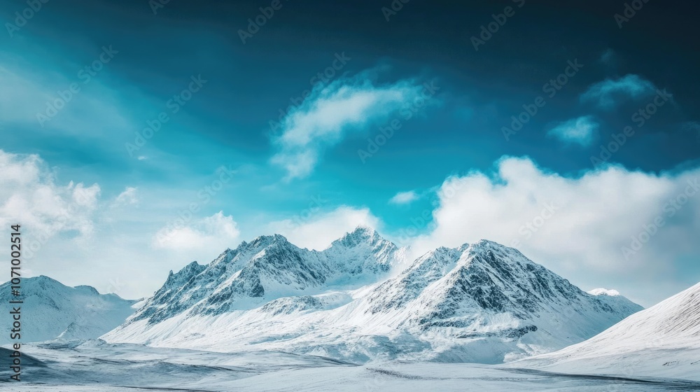 custom made wallpaper toronto digitalMajestic Aurora Sky over Snow-covered Mountains. Arctic Beauty Landscape