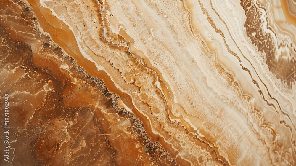 Close-up view of textured brown marble with detailed veining and earthy tones Close-up view of textured brown marble with detailed veining and earthy tones