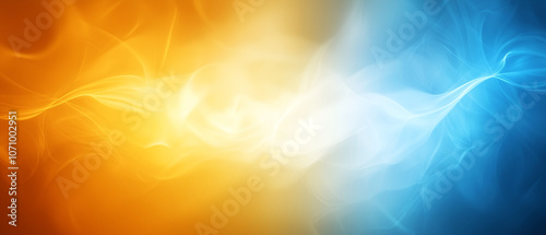 three colors background with fume or smoke: blue, yellow, red vertical parts, as Romania or Andorra flag