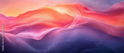 Background: the silk or chiffon in pink and violet light pastel tones