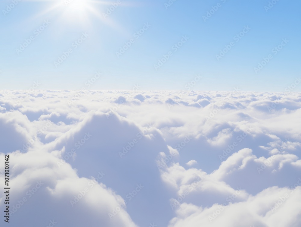 Naklejka premium Majestic Cloud Sea