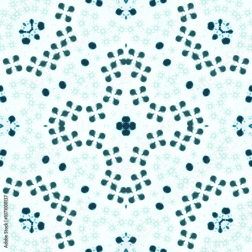 Seamless square pattern. Symmetric pattern texture