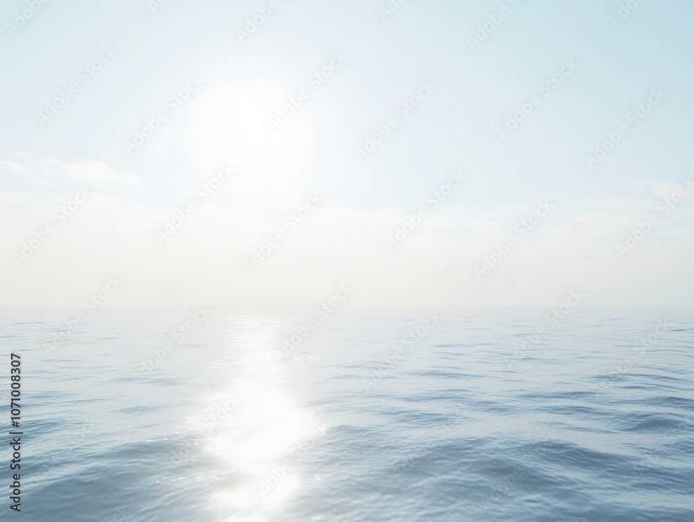 Obraz premium Serene Ocean Sunrise