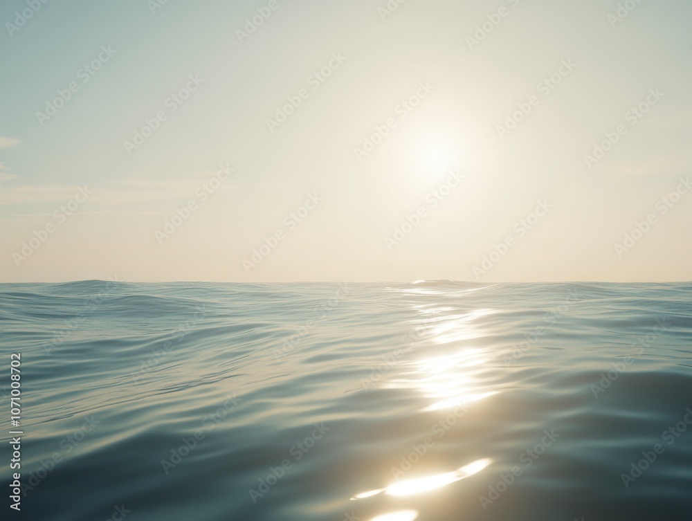 Obraz premium Serene Ocean Sunrise