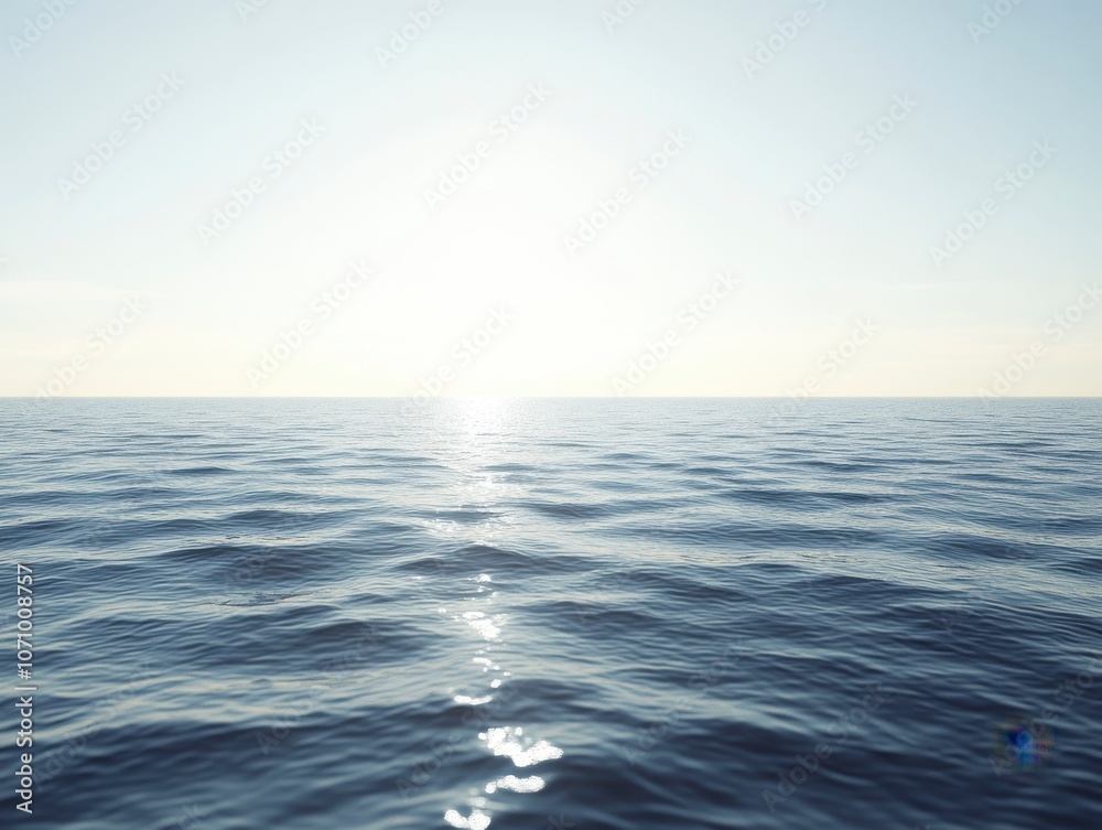 Obraz premium Serene Ocean Sunrise