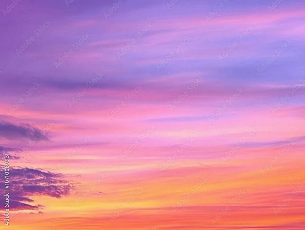 Obraz premium Pastel Sunset Hues