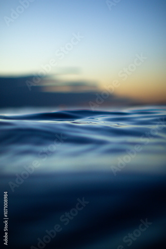 Soft Sunset Waves in Waikiki