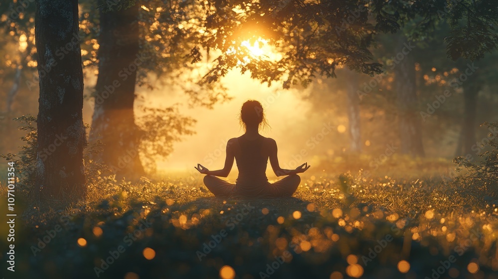 Dreamy forest yoga practice Dreamy forest yoga practice