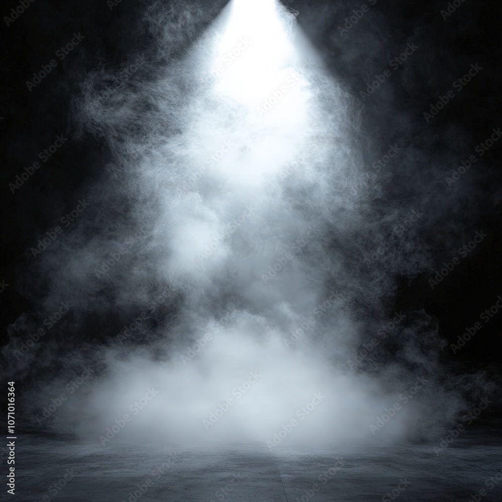 Fototapeta premium Dramatic Smoke Studio Background