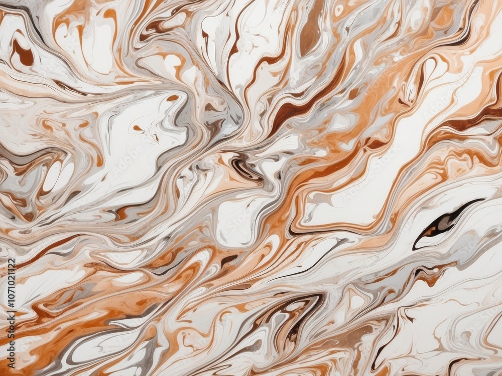 Abstract Fluid Art - Beige Tones Abstract Fluid Art - Beige Tones
