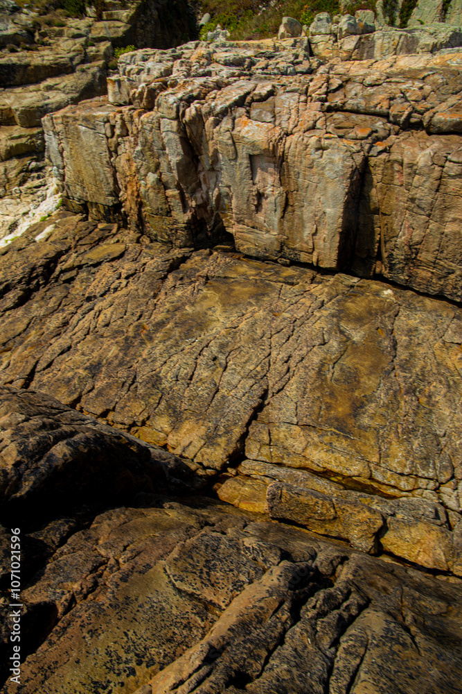 Wall stone nature at the A Coruña beach, perfect for wallpapers, background and home decoration Wall stone nature at the A Coruña beach, perfect for wallpapers, background and home decoration