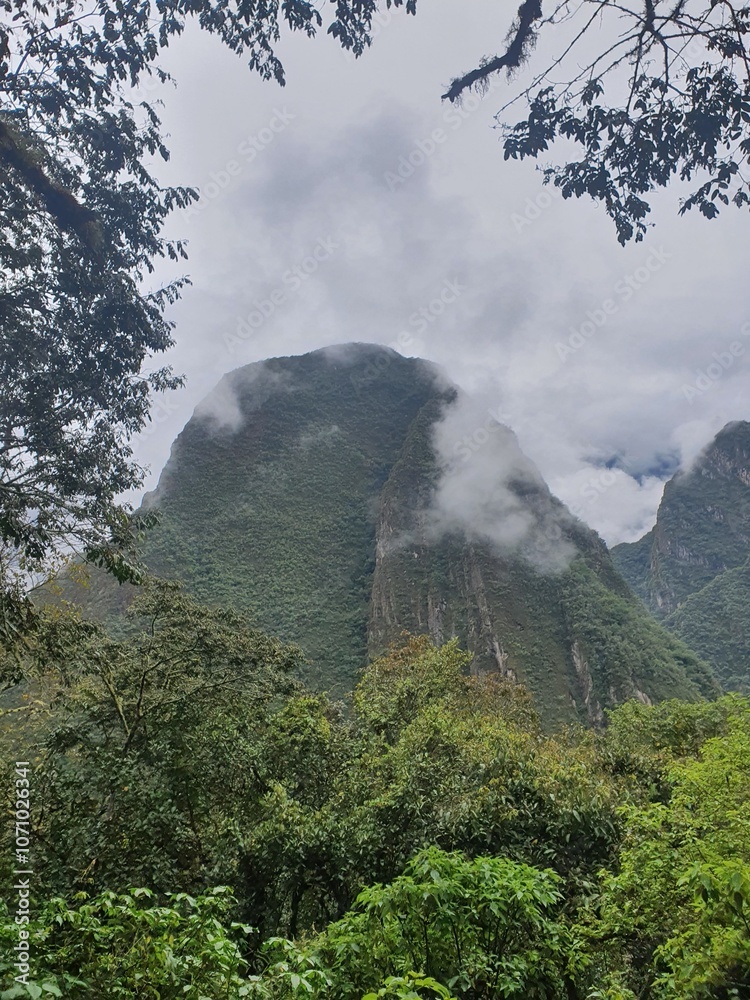 Obraz premium Aguas Calientes, Macchu Pichu, Pérou