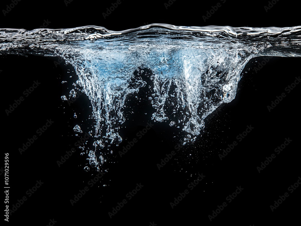 Water Splashing Art