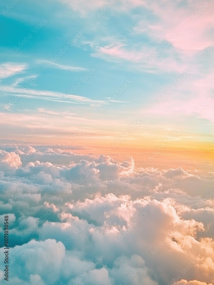 Serene Sunrise with Clouds Serene Sunrise with Clouds