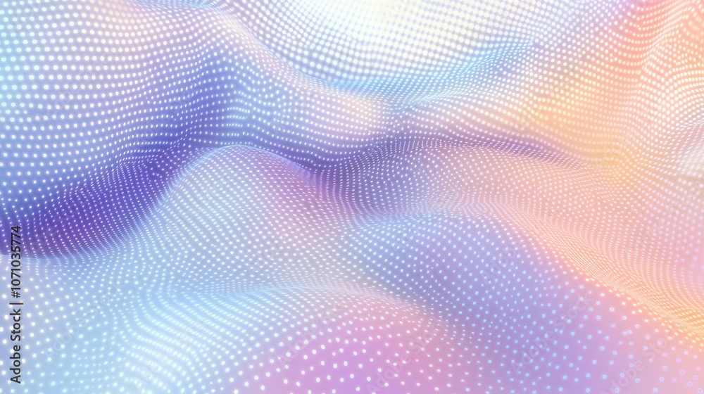 Abstract wave pattern in soft pastel colors creating a dreamy, serene atmosphere. Abstract wave pattern in soft pastel colors creating a dreamy, serene atmosphere.