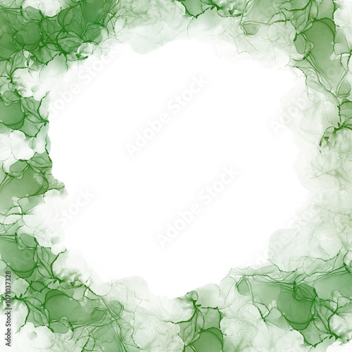 The background is transparent with smoke green