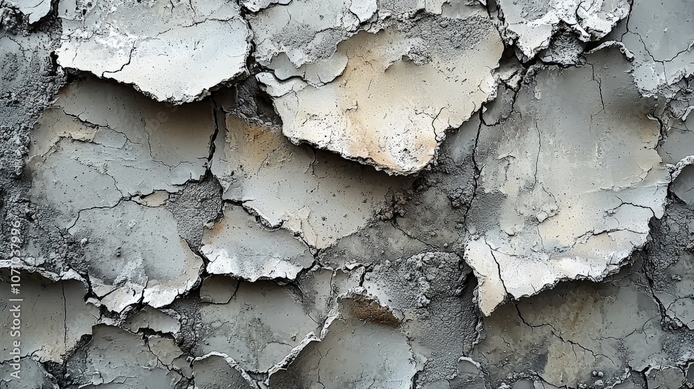 Close-up of a textured wall with peeling paint and rough surfaces. Close-up of a textured wall with peeling paint and rough surfaces.