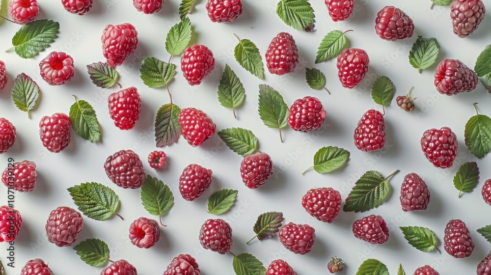 Raspberry and Leaf Pattern Raspberry and Leaf Pattern