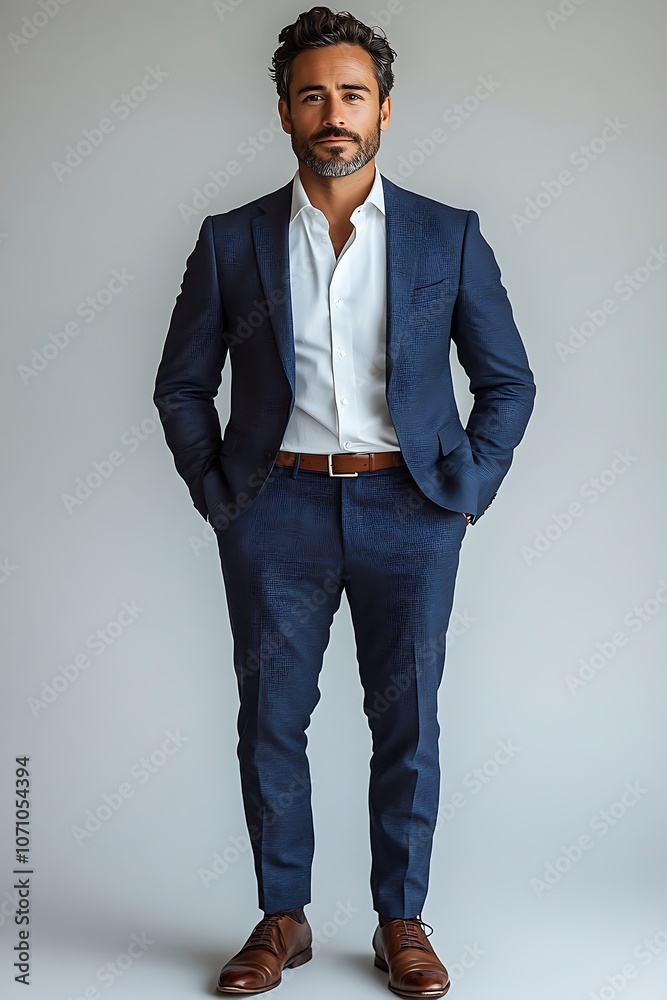 Handsome businessman dressed in an official suit portrait Handsome businessman dressed in an official suit portrait