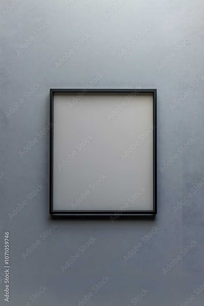 A minimalist square frame with clean lines and subtle shading A minimalist square frame with clean lines and subtle shading