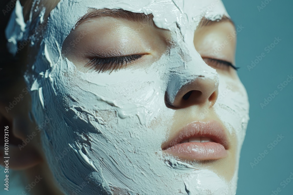 Fototapeta premium Cream for women s facial beauty