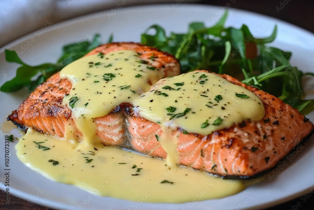 Cured salmon spices and creamy sauce Cured salmon spices and creamy sauce