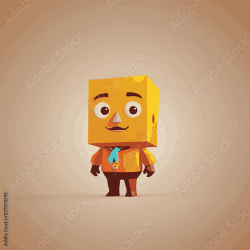 Image of education costs, tuition, money for education. Dharma doll on the calculator, coins and miniatures of desk and chair. Doll standing with Calculator, business, tax concept.	