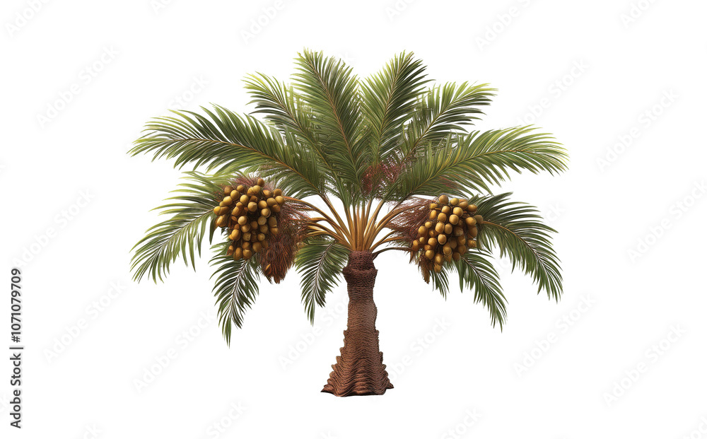 Obraz premium palm tree isolated on white