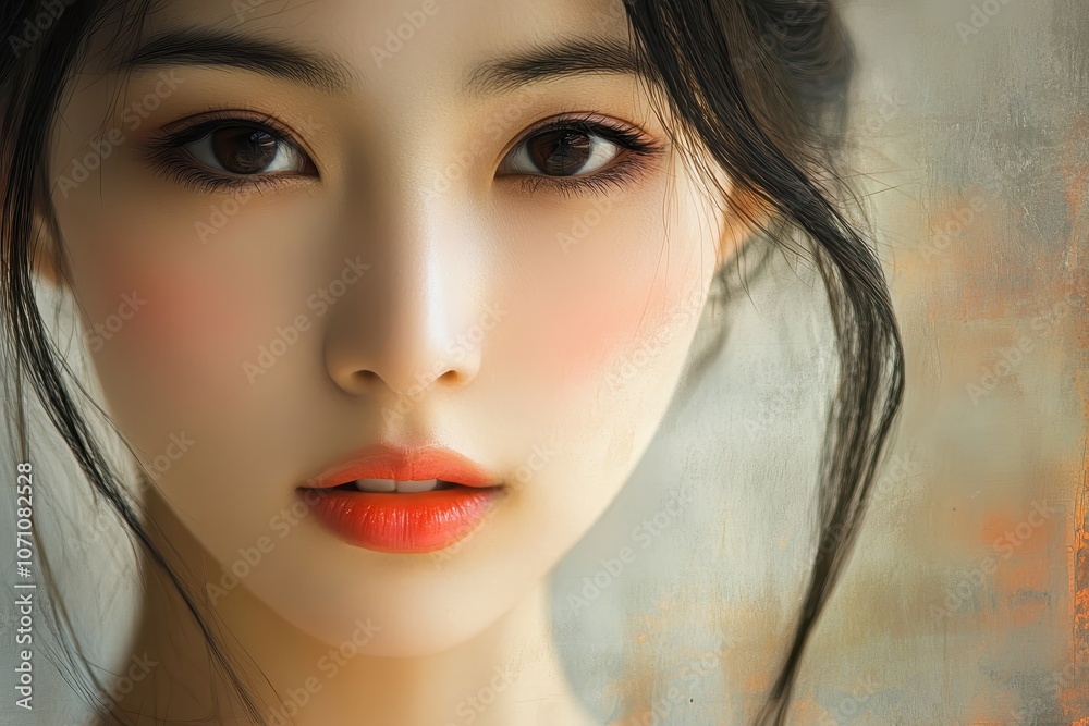 Portraits of attractive young Asian women Portraits of attractive young Asian women