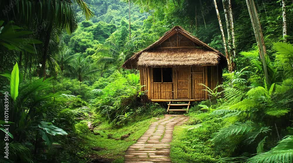 Rustic wooden house nestled in tranquil green forest, natural peaceful landscape
Seamless looping 4k time-lapse virtual video animation Generated AI Rustic wooden house nestled in tranquil green forest, natural peaceful landscape
Seamless looping 4k time-lapse virtual video animation Generated AI