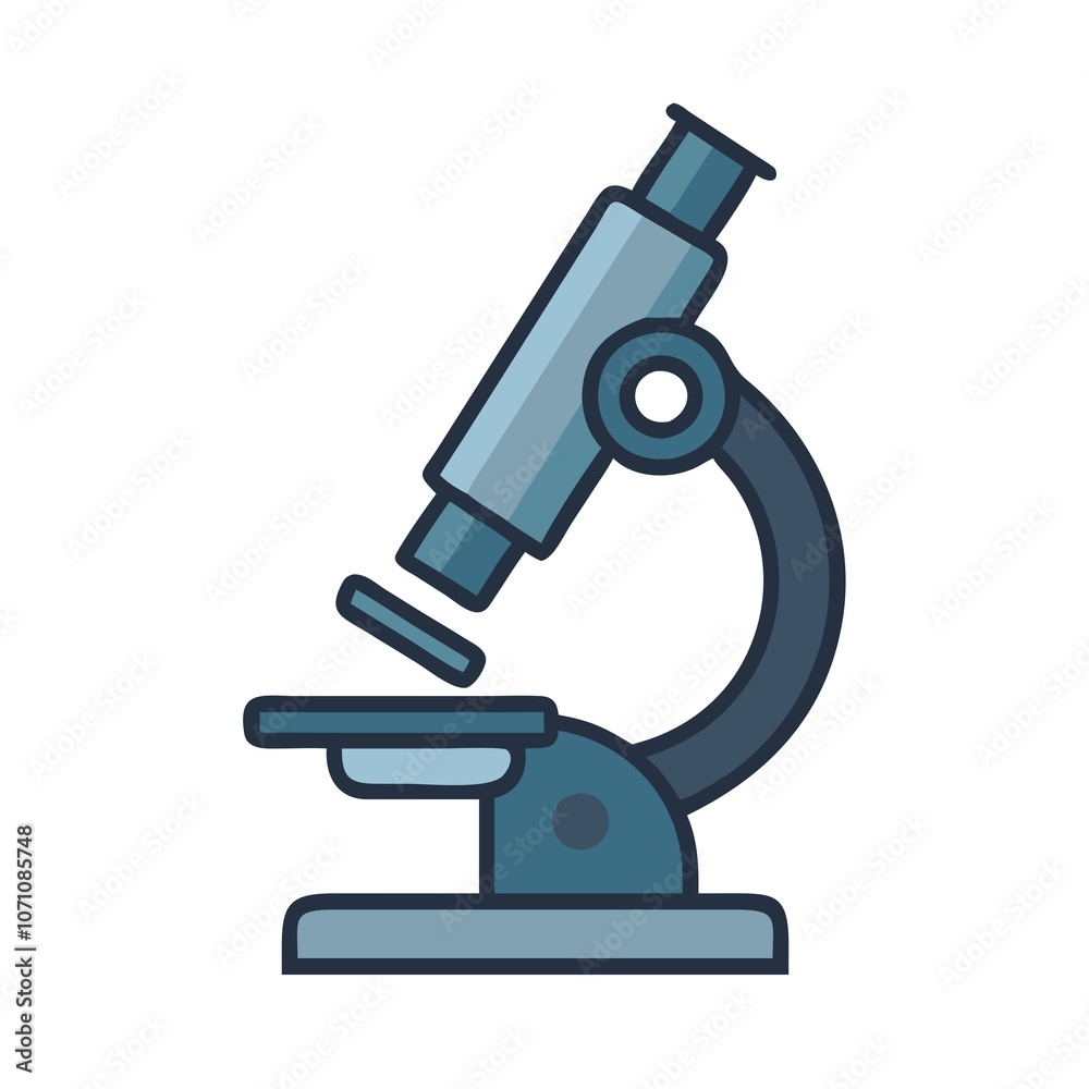 microscope isolated on white microscope isolated on white