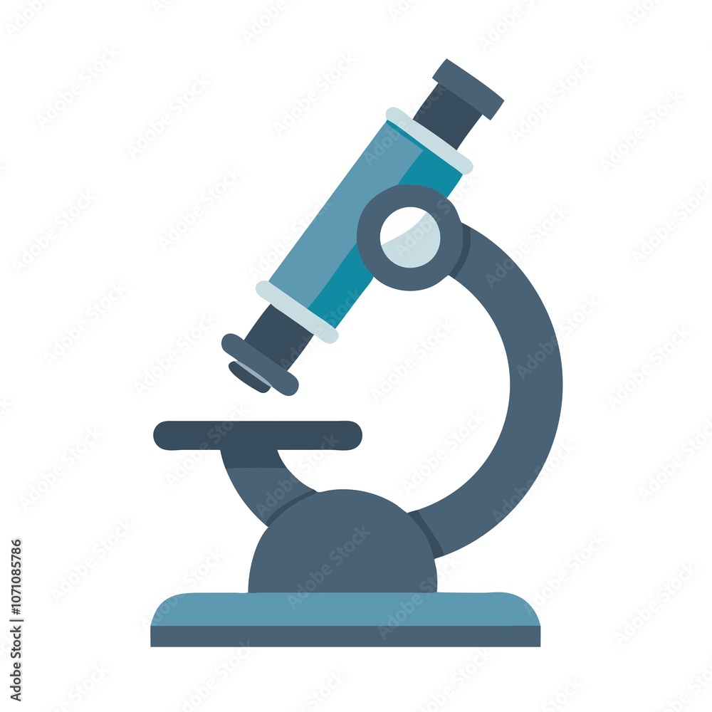 microscope isolated on white microscope isolated on white