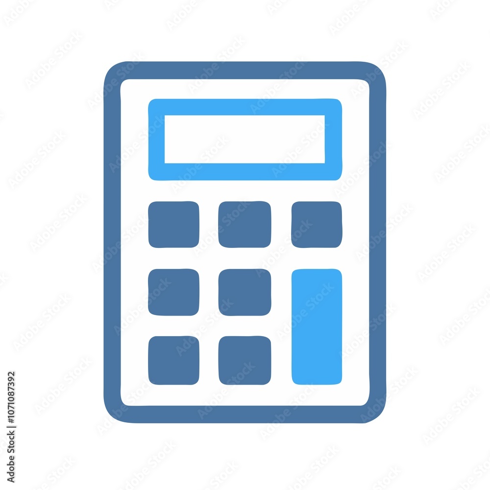 calculator isolated on white calculator isolated on white