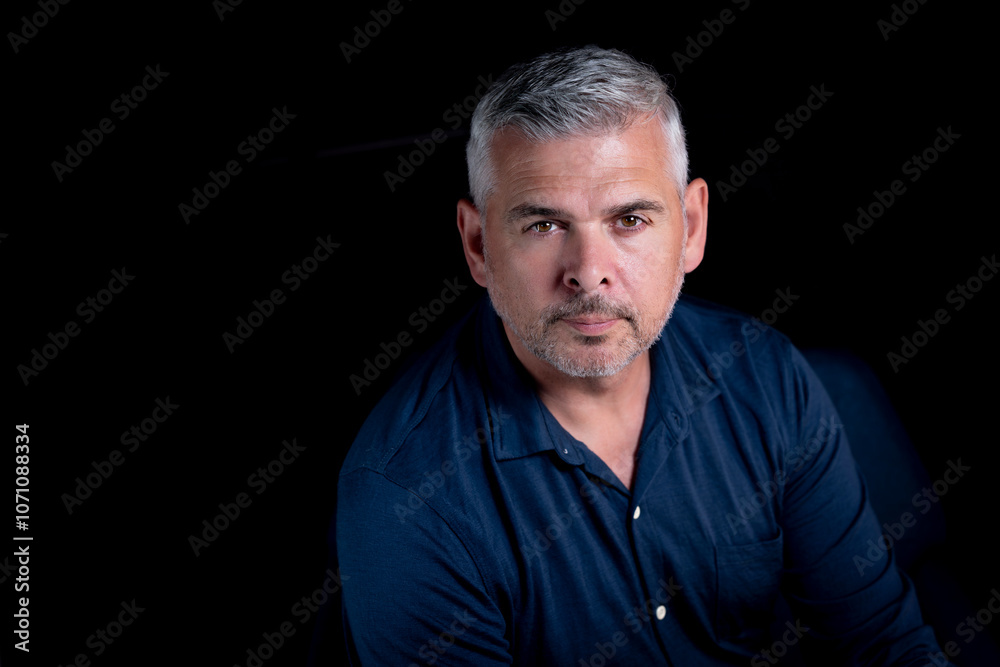 Fototapeta premium Stylish Male mid-50s Alpha key