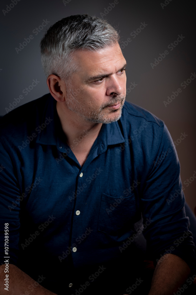 Fototapeta premium Stylish Male mid-50s