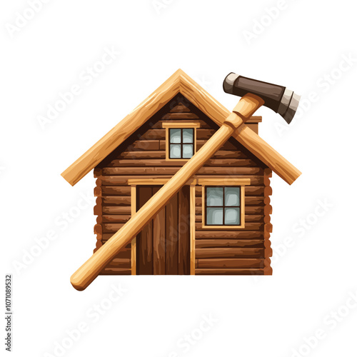 Professional Roof House Repair Icon Logo Design