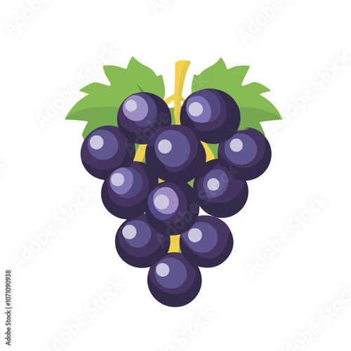 Grape Icon: A Vibrant Collection of Grape Bunches Icons