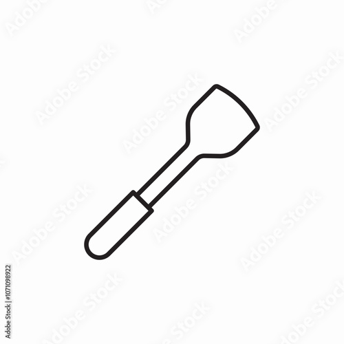 spatula kitchen icon sign vector