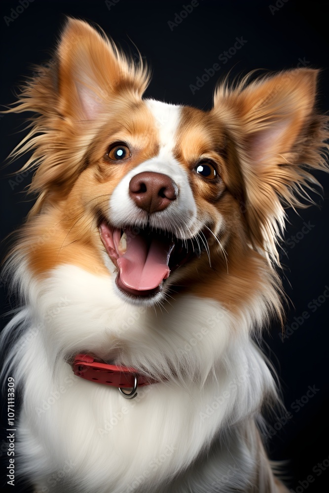 A happy dog with large ears and expressive eyes looks directly at the camera, radiating friendliness. Its fluffy fur and bright smile make the portrait especially appealing.
A happy dog with large ears and expressive eyes looks directly at the camera, radiating friendliness. Its fluffy fur and bright smile make the portrait especially appealing.