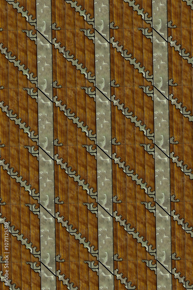 Naklejka premium old vinatge classic design pattern style backdrop