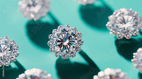 Brilliant Diamond Rings Showcasing Luxurious Sparkle and Elegance