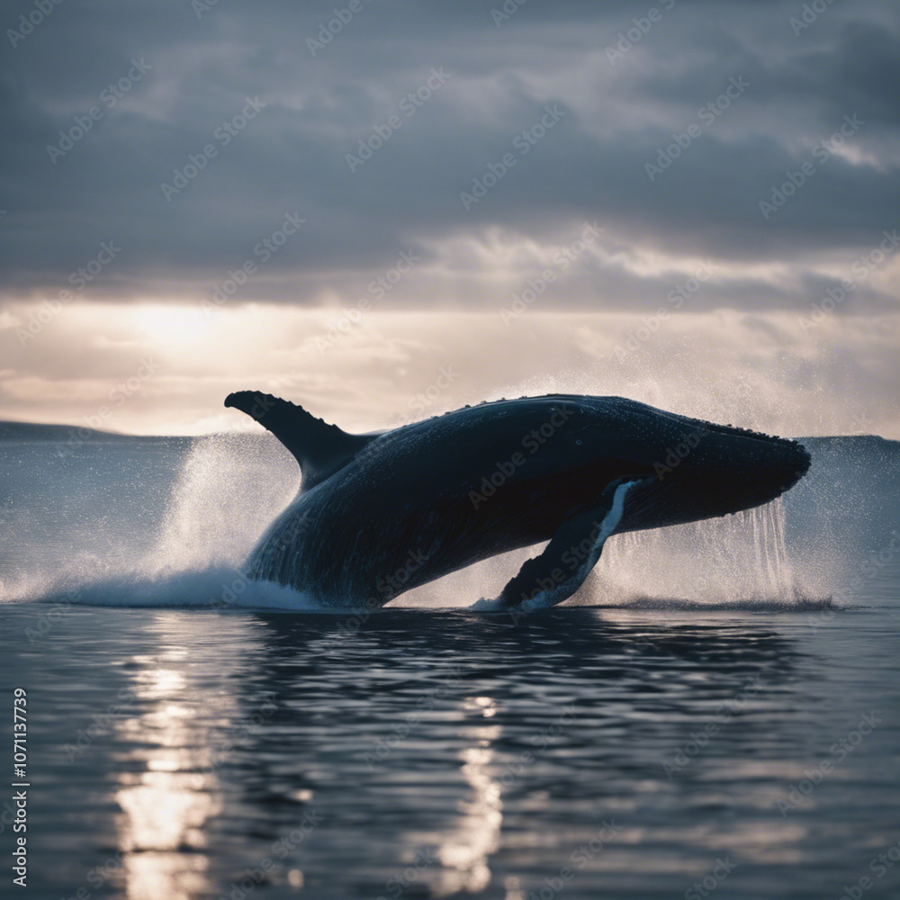 Obraz premium Whale Closeup